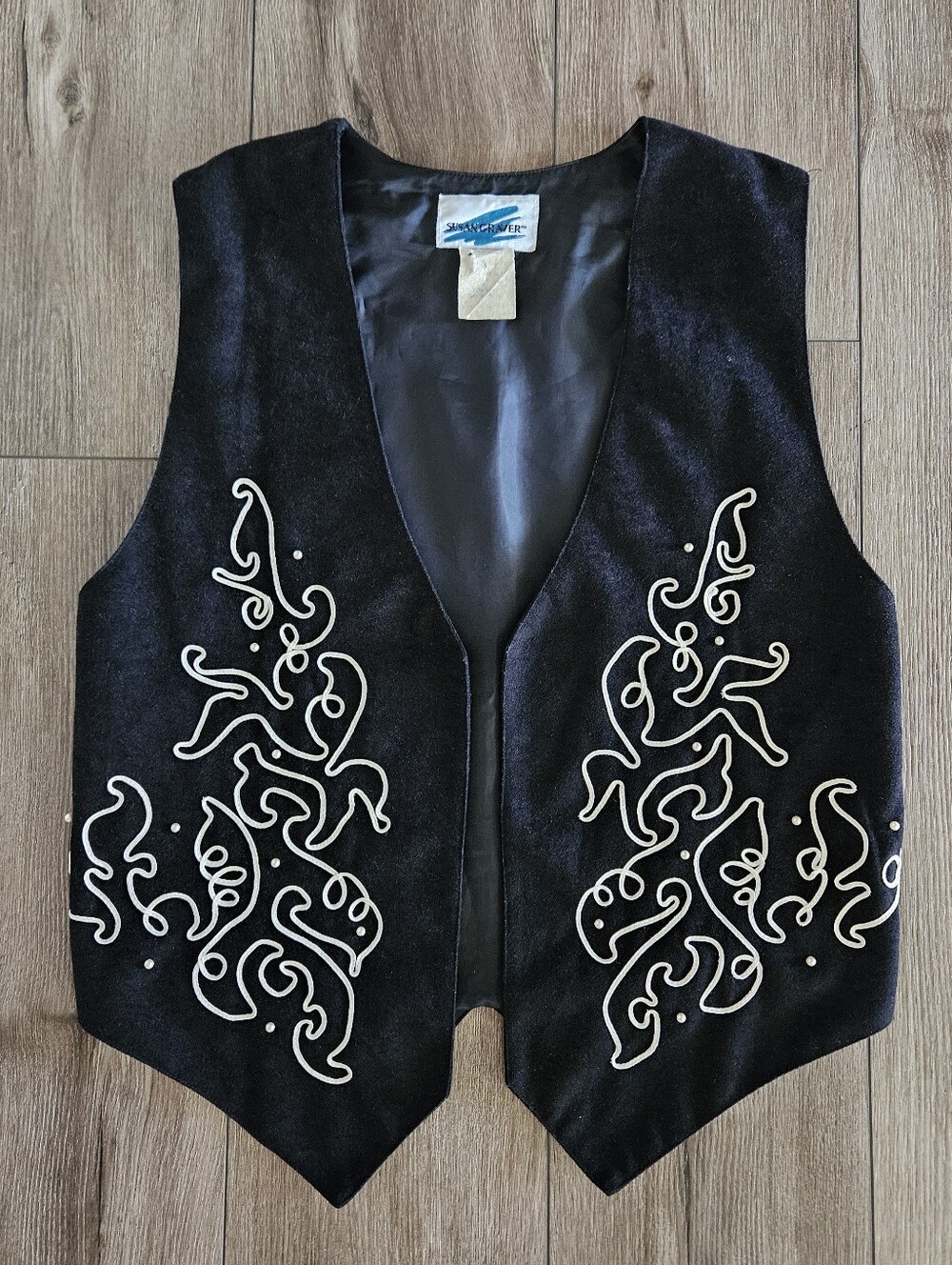 Vintage Western Embroidered Vest
